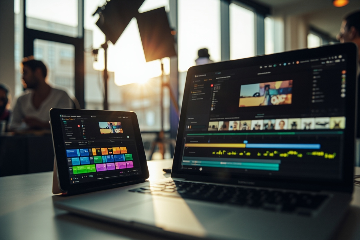 Video production workflow with export and rendering